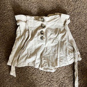 Linen shorts